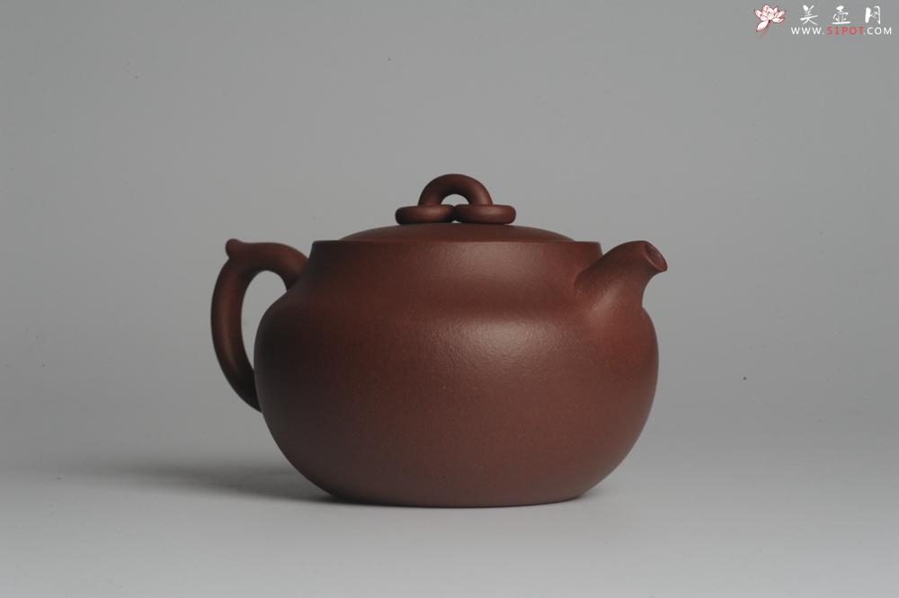 紫砂壶图片：美壶特惠 精工双圈钮壶 卡盖难度大 端庄秀雅 茶人醉爱 - 美壶网