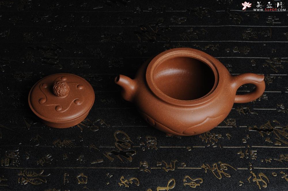 紫砂壶图片:美壶特惠 原创三足如意壶 嵌盖难度大 油润降坡泥 做工超精致 - 美壶网