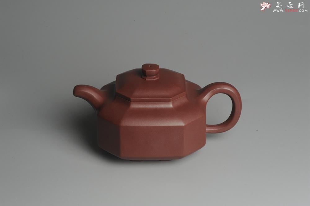 紫砂壶图片：实力派张海艳全手工精工八方侧角壶 工艺精湛 - 美壶网