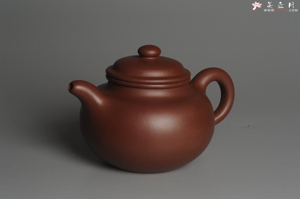 紫砂壶图片：实力派杨欣橙老师全手工大亨莲子 本色清水泥 深得老味 古韵悠悠 - 美壶网