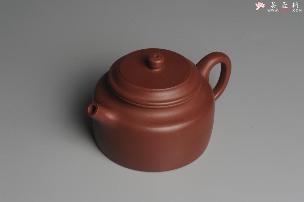紫砂壶图片：美壶特惠 优质红拼泥经典大亨德中 茶人醉爱 - 美壶网