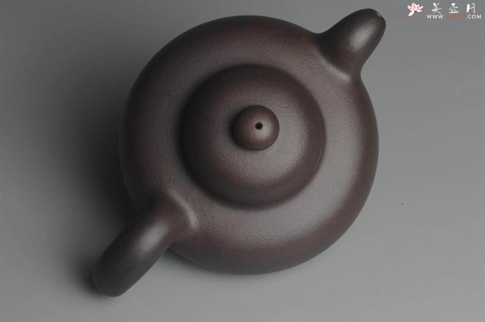 紫砂壶图片:美壶特惠 精致老紫泥道洪圣珠 稳重大气 - 美壶网