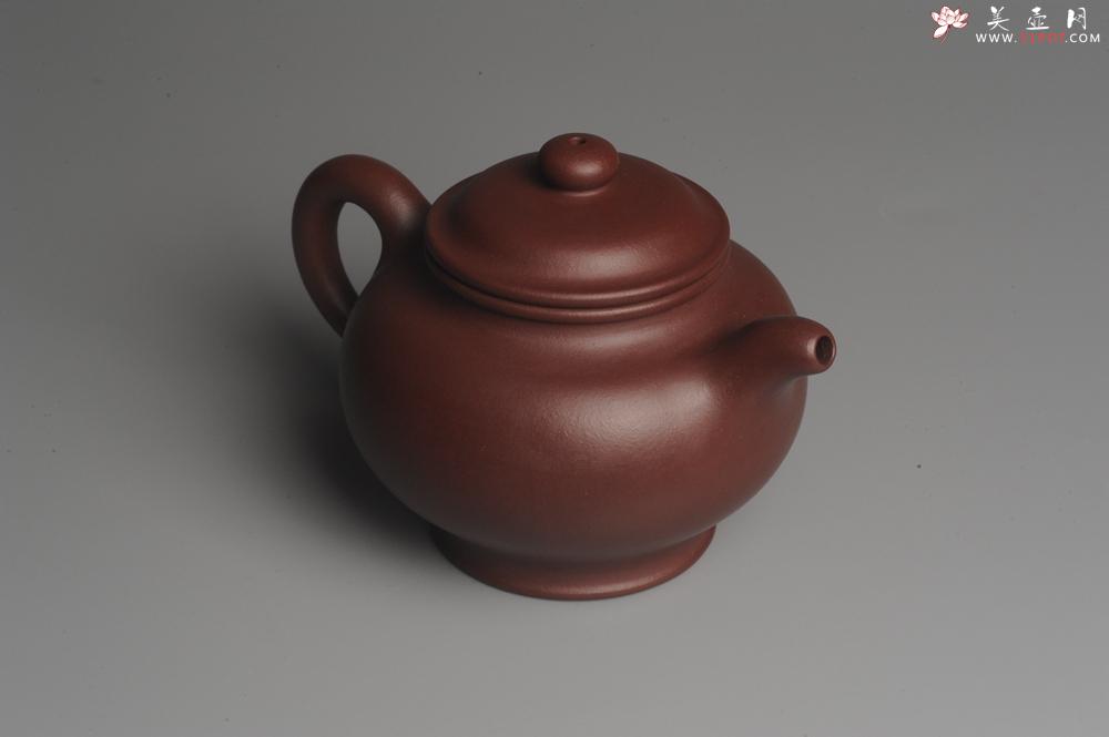 紫砂壶图片：实力派杨老师全手工紫茄泥小品大亨掇只 深得其味 泥料灰常油润 - 美壶网