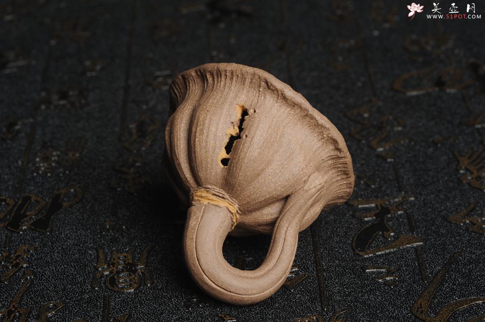 紫砂壶图片:美宠特惠 回馈壶友 精致性价比老段泥莲蓬茶宠直径5.5cm长度5.5cm左右 - 美壶网