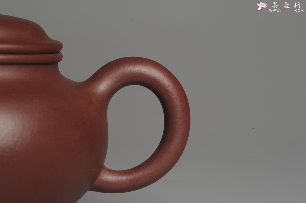 紫砂壶图片：实力派杨老师全手工紫茄泥小品大亨掇只 深得其味 泥料灰常油润 - 美壶网
