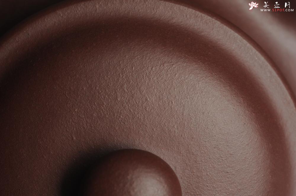 紫砂壶图片：实力派杨欣橙老师全手工紫茄泥大亨掇只 深得其味 泥料灰常油润 - 美壶网