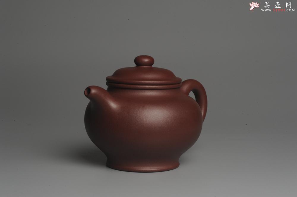 紫砂壶图片：实力派杨老师全手工紫茄泥小品大亨掇只 深得其味 泥料灰常油润 - 美壶网