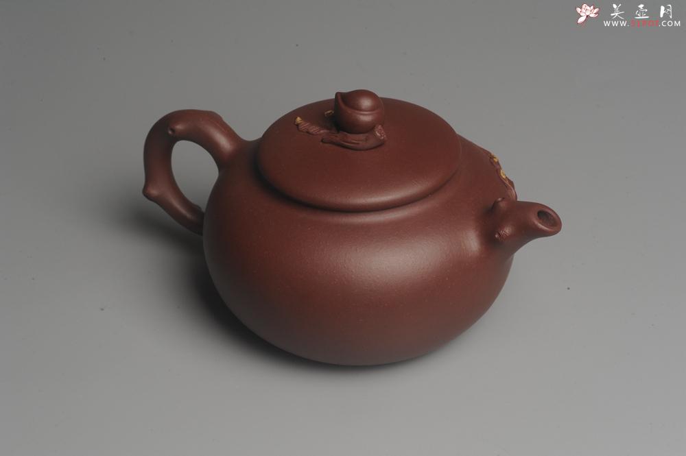 紫砂壶图片:美壶福利特惠 精致做工 寿桃壶 茶人醉爱 - 美壶网