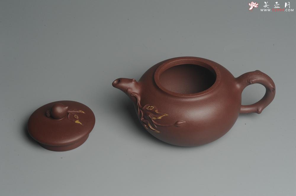 紫砂壶图片:美壶福利特惠 精致做工 寿桃壶 茶人醉爱 - 美壶网