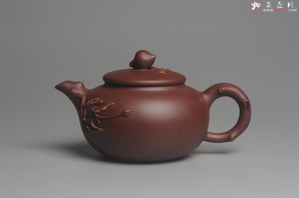 紫砂壶图片:美壶福利特惠 精致做工 寿桃壶 茶人醉爱 - 美壶网
