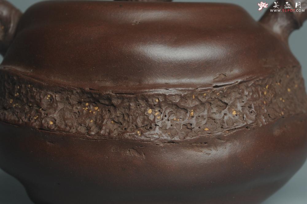 紫砂壶图片：潘丹初全手新作 道法自然 妙趣横生 原创溪竹 - 美壶网