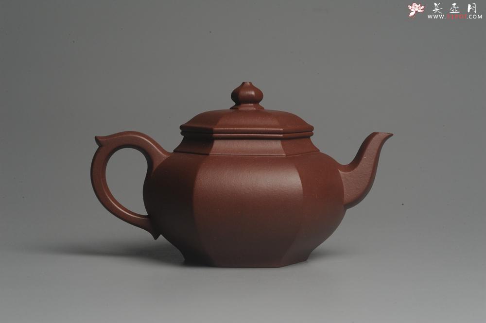 紫砂壶图片：实力派张海艳全手工小品笑樱壶 做工灰常精致 线面挺括 - 美壶网