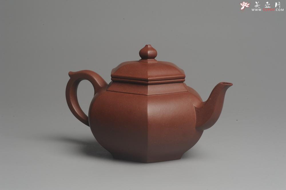 紫砂壶图片：实力派张海艳全手工小品笑樱壶 做工灰常精致 线面挺括 - 美壶网