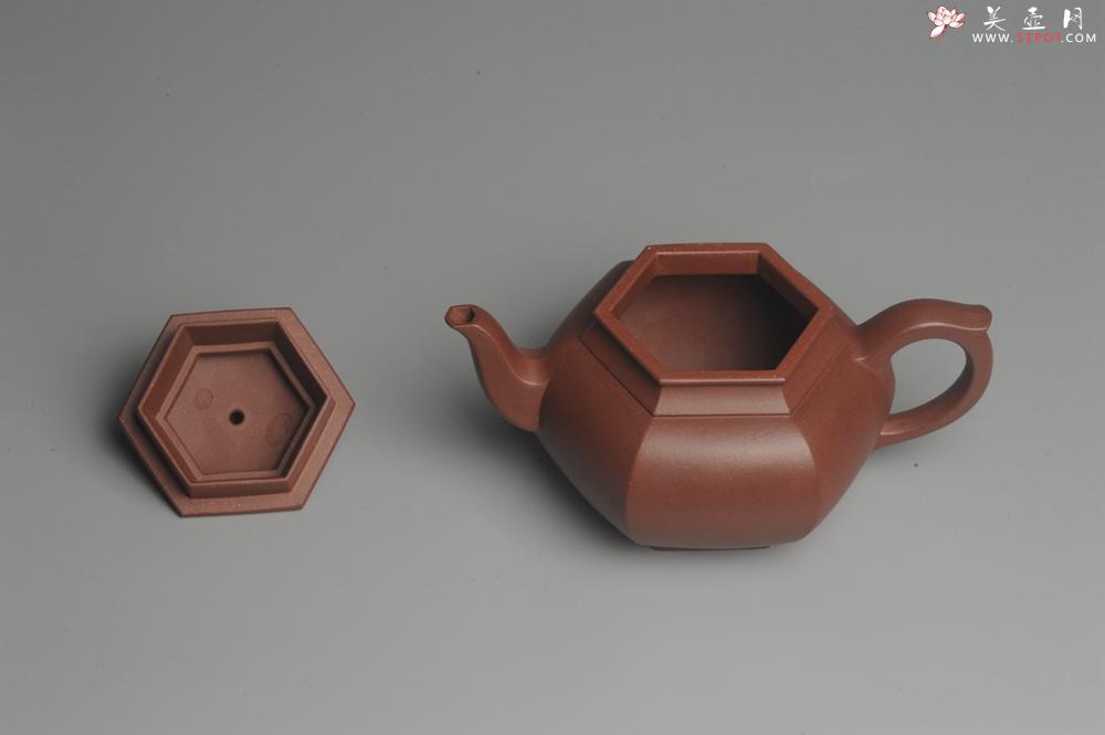 紫砂壶图片：实力派张海艳全手工小品笑樱壶 做工灰常精致 线面挺括 - 美壶网