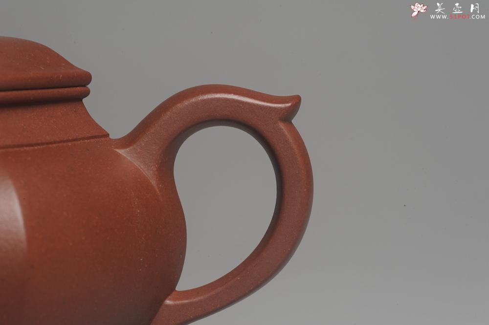紫砂壶图片：实力派张海艳全手工小品笑樱壶 做工灰常精致 线面挺括 - 美壶网