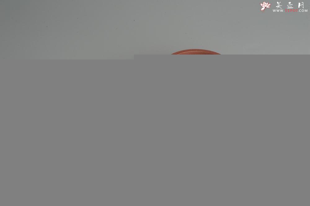 紫砂壶图片：油润底曹青 全手工寿珍仿古 深得老味 做工特好 - 美壶网