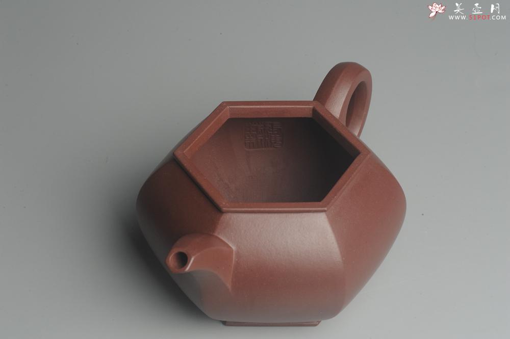 紫砂壶图片：全手工六方宫灯 大气饱满 做工精致 - 美壶网