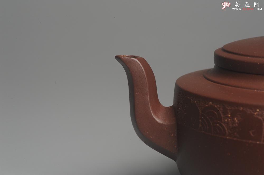 紫砂壶图片：美壶特惠 精工祥瑞壶 出水如柱 - 美壶网