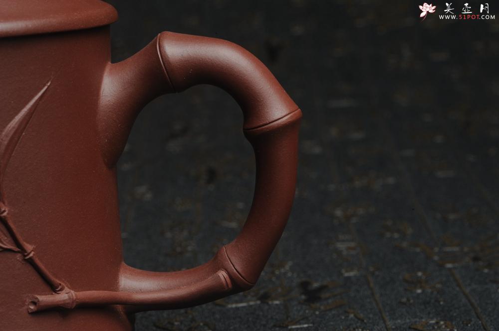 紫砂壶图片：美杯特惠 年底特惠 年货 做工精致竹节竹叶盖杯 - 美壶网