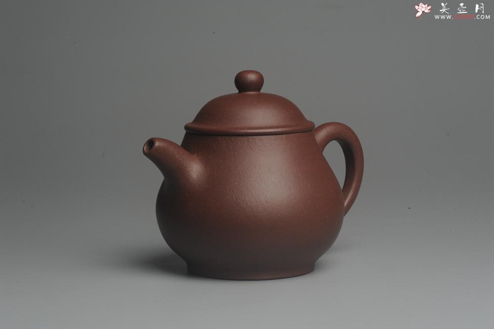 紫砂壶图片：美壶特惠 全手工优质老拼紫泥刹凹成型单片拍打潘壶 - 美壶网