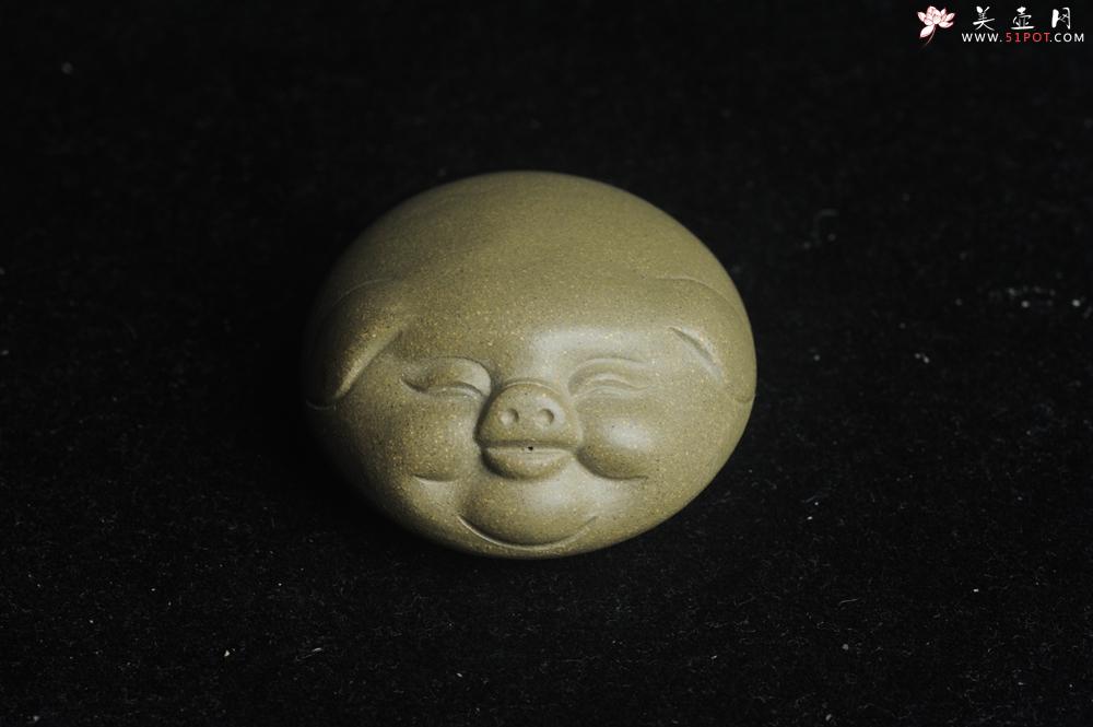 紫砂壶图片：美宠特惠 精致好料五福五彩猪 紫砂茶宠 - 美壶网