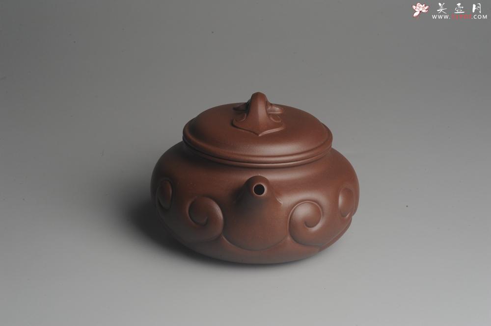 紫砂壶图片：美壶特惠 优质紫泥 精工仿古如意 茶人醉爱 - 美壶网