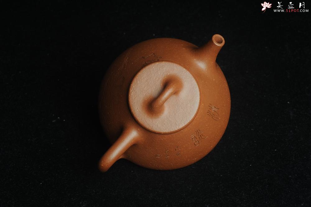 紫砂壶图片：美壶特惠 超精致特好降坡泥小品子冶石瓢 装饰枯枝鸟 特文气 - 美壶网