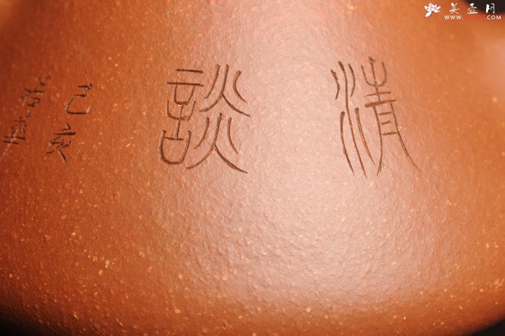 紫砂壶图片：美壶特惠 超精致特好降坡泥小品子冶石瓢 装饰枯枝鸟 特文气 - 美壶网