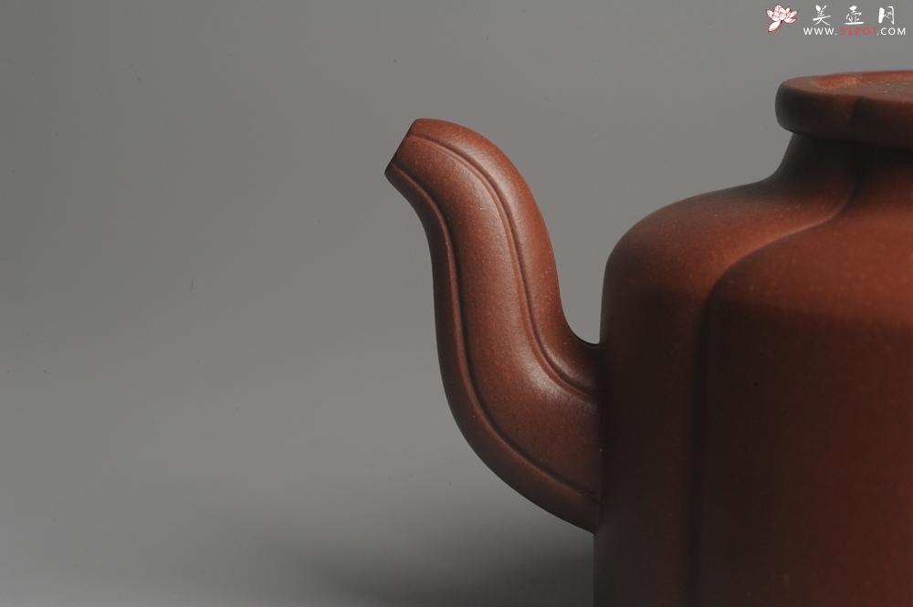 紫砂壶图片:实力派张海艳手工压制成型精工梅花周盘壶 气势磅礴 - 美壶网