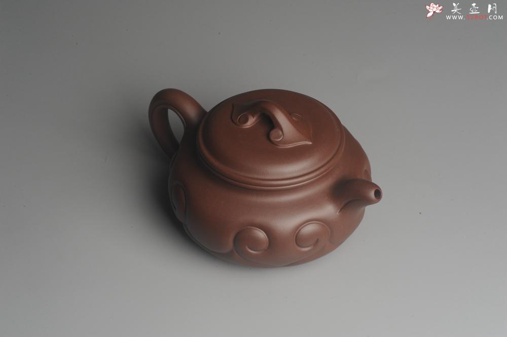 紫砂壶图片：美壶特惠 优质紫泥 精工仿古如意 茶人醉爱 - 美壶网