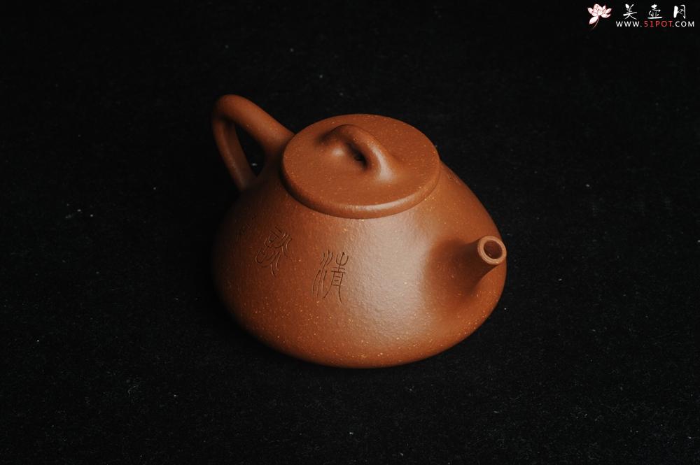 紫砂壶图片：美壶特惠 超精致特好降坡泥小品子冶石瓢 装饰枯枝鸟 特文气 - 美壶网