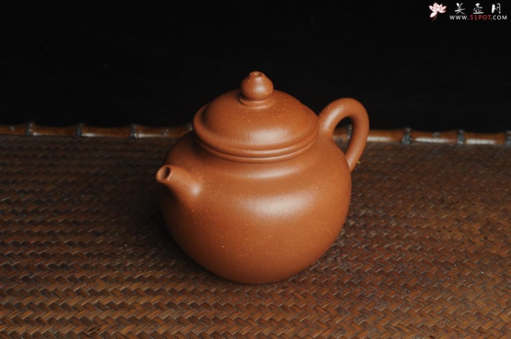 紫砂壶图片：美壶特惠 潜力股殷老师全手工特好降坡泥秋水壶 茶人醉爱 - 美壶网