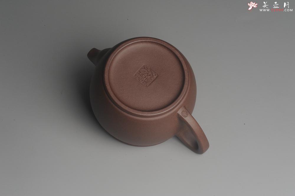 紫砂壶图片：美壶特惠 精致黑星老紫泥汉瓦 茶人醉爱 - 美壶网