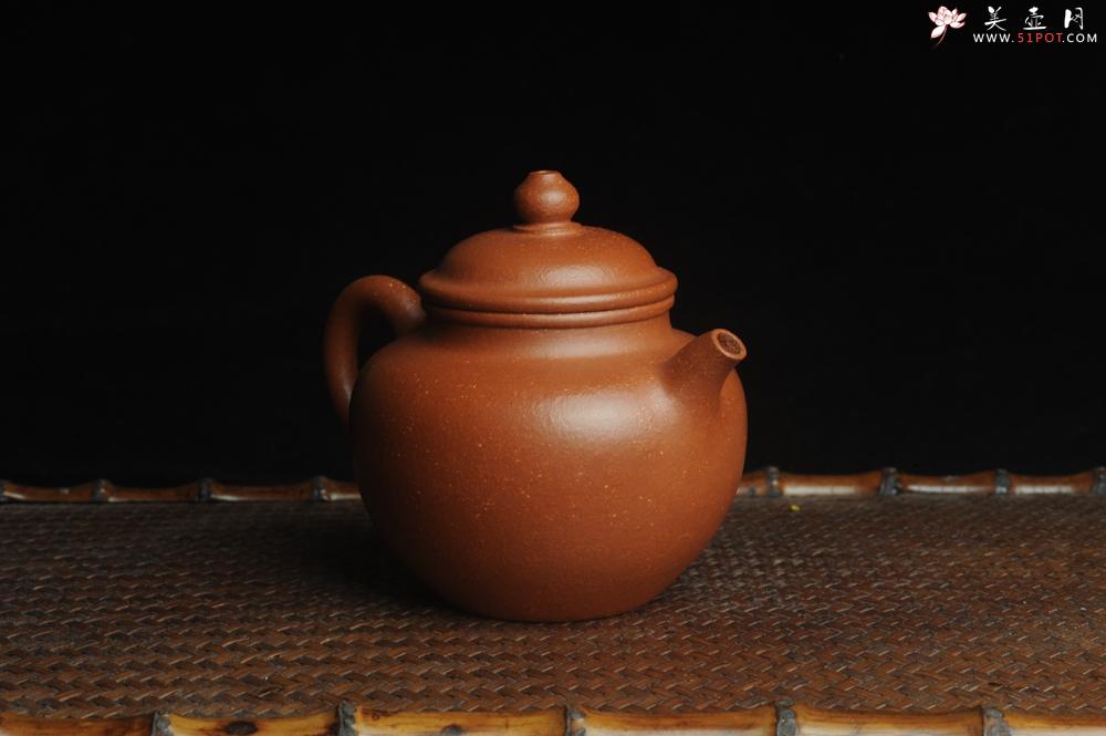 紫砂壶图片：美壶特惠 潜力股殷老师全手工特好降坡泥秋水壶 茶人醉爱 - 美壶网