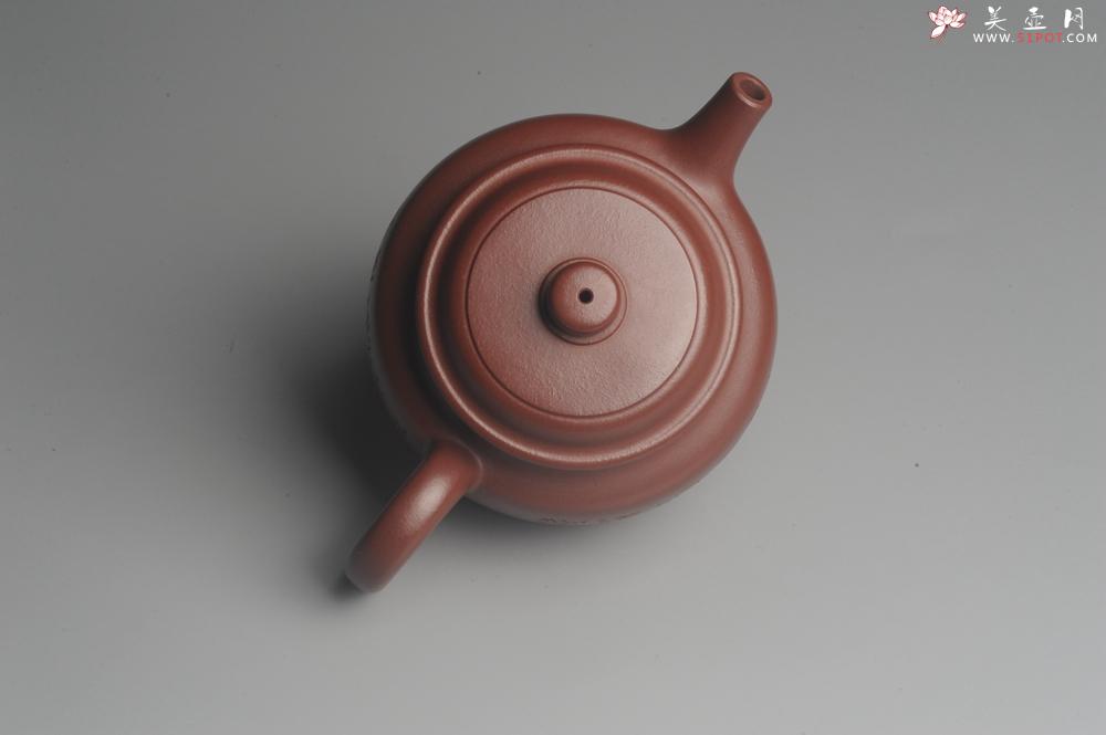 紫砂壶图片：油润黄龙山4号深井红皮龙 全手工德中壶 做工特好 明月几时有 把酒问青天 - 美壶网