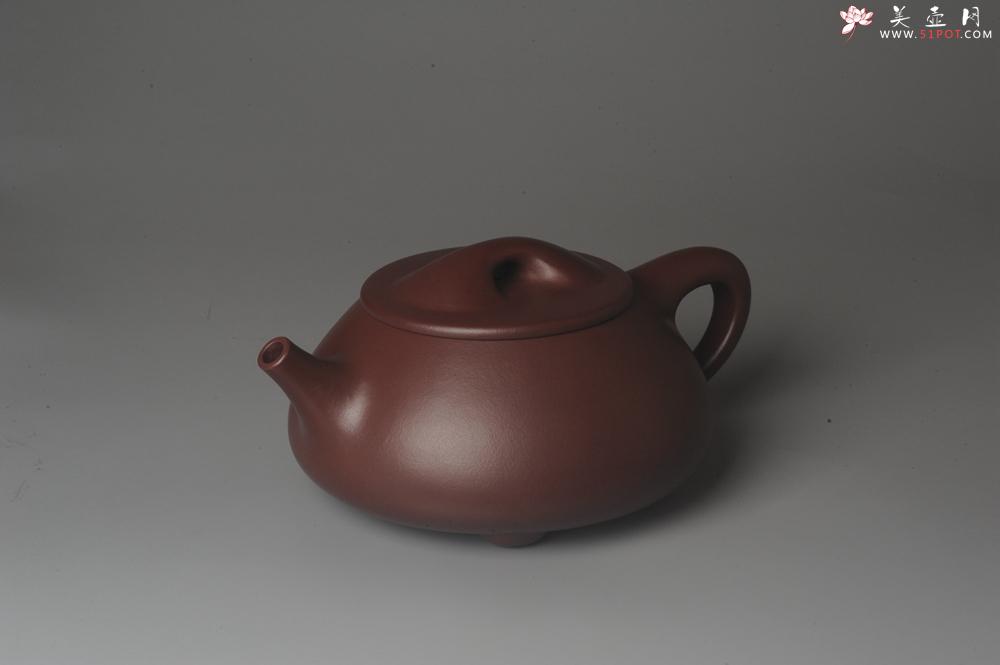 紫砂壶图片：美壶特惠实力派艺人特精工紫泥超大满瓢 难度特别大 足足做了一个星期成型难实用杠杠的特适用夏天牛饮 - 美壶网