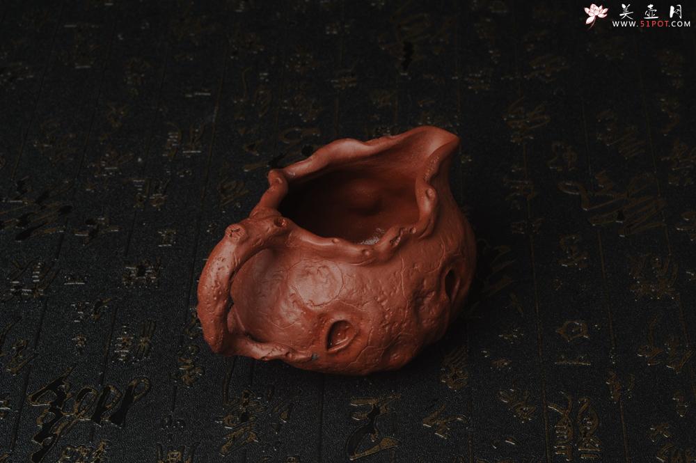 紫砂壶图片：精致特惠清水泥供春公道杯 - 美壶网