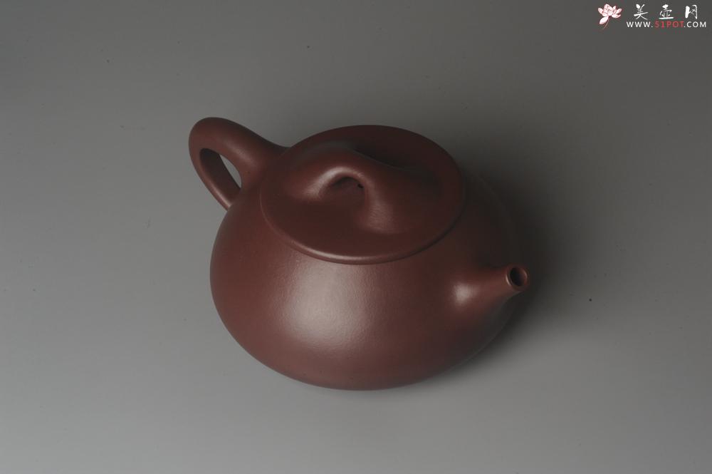 紫砂壶图片：美壶特惠实力派艺人特精工紫泥超大满瓢 难度特别大 足足做了一个星期成型难实用杠杠的特适用夏天牛饮 - 美壶网