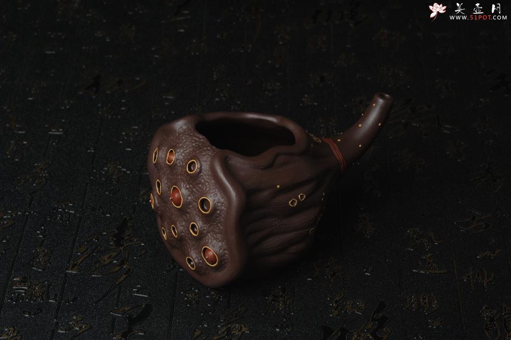 紫砂壶图片：精致特惠莲蓬公道杯 - 美壶网