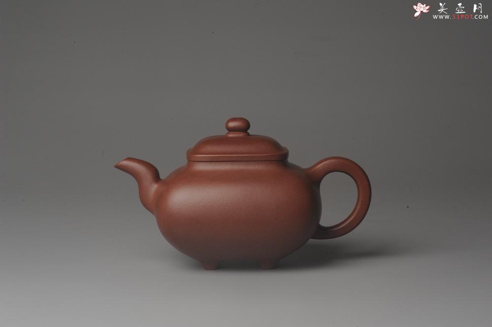 紫砂壶图片：实力派张海艳全手工特好底曹青传炉壶 线面挺括 大气 做工特好 - 美壶网