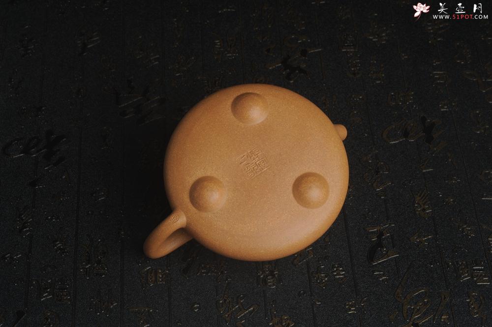 紫砂壶图片：油润老段泥(此泥料属于家藏老料！油润无比，识者自知！)全手工曼生石瓢 助工精心装饰 特文气 - 美壶网