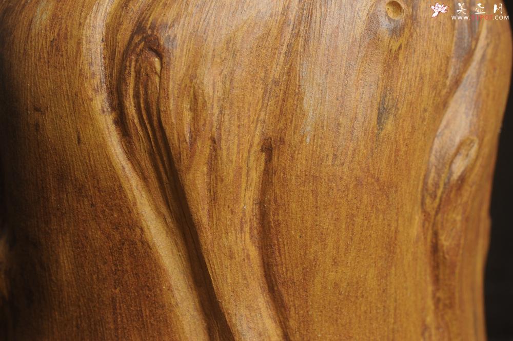 紫砂壶图片：特惠文气树桩茶叶罐 - 美壶网