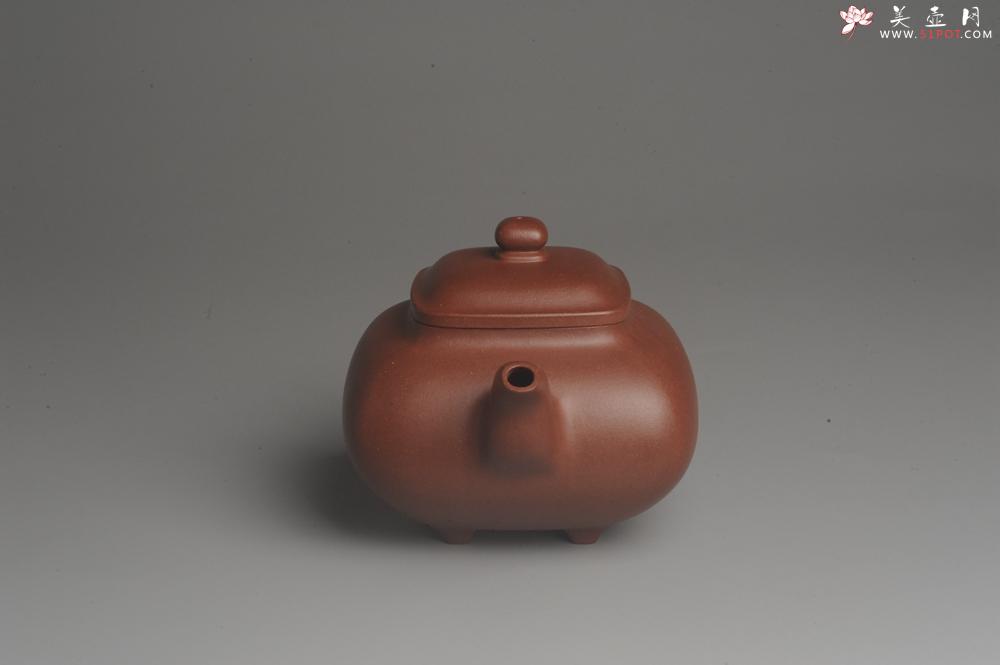 紫砂壶图片：实力派张海艳全手工特好底曹青传炉壶 线面挺括 大气 做工特好 - 美壶网