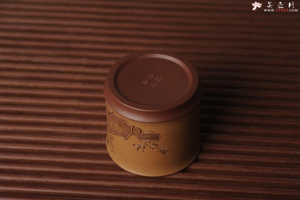 紫砂壶图片：美杯国庆特惠 精品好泥好工好刻雅致特厚实达摩主人杯 茶人醉爱 - 美壶网