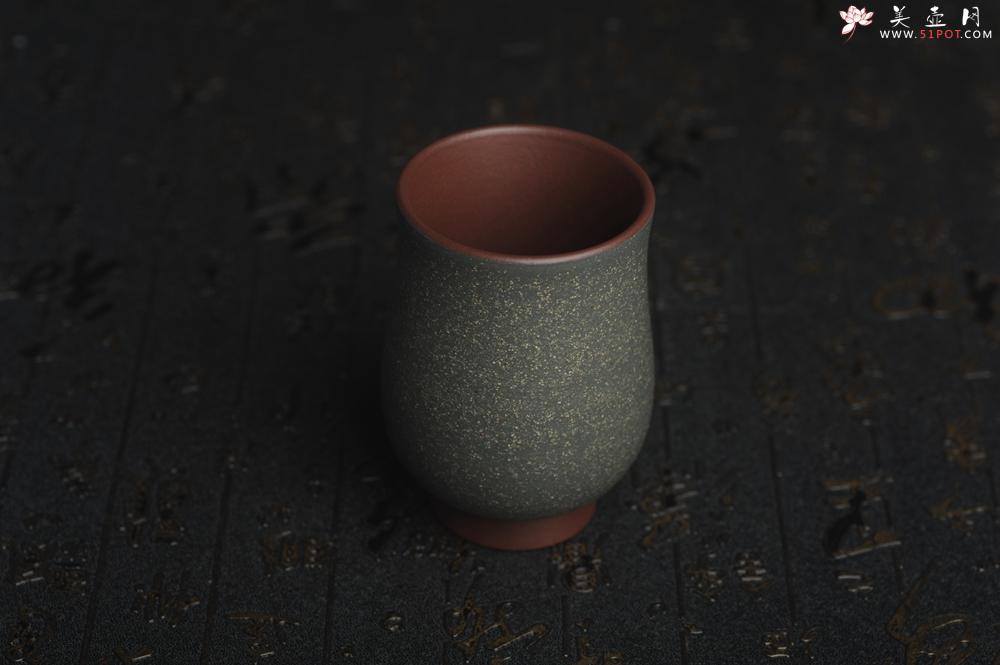 紫砂壶图片：美杯国庆特惠 精品好泥好工好刻雅致特厚实鱼跃主人杯 茶人醉爱 - 美壶网