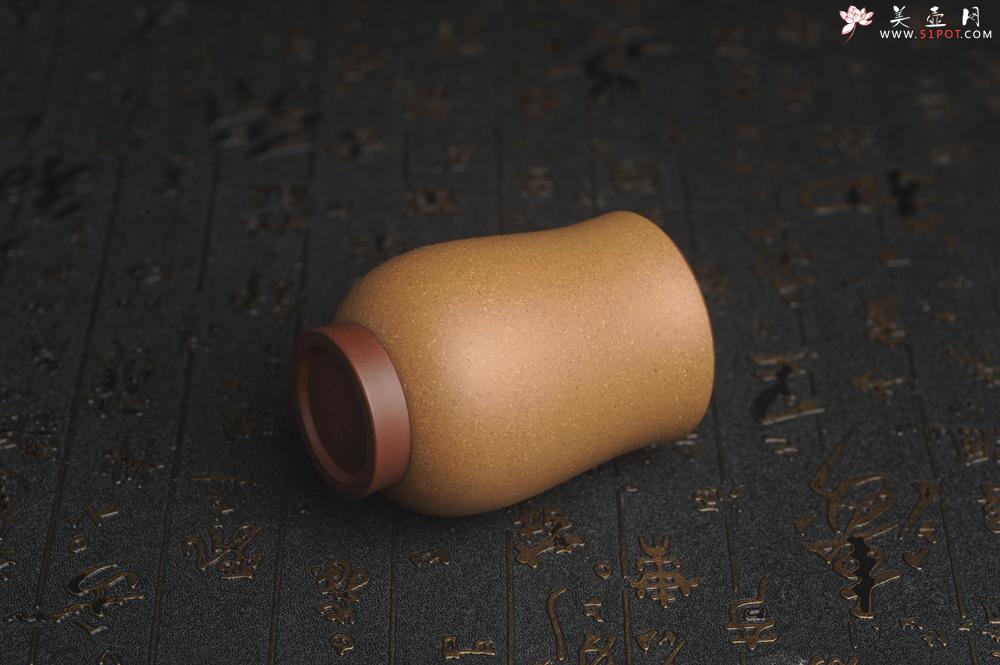 紫砂壶图片：美杯特惠 精品好泥好工好刻雅致特厚实鱼跃主人杯二式 茶人醉爱 - 美壶网