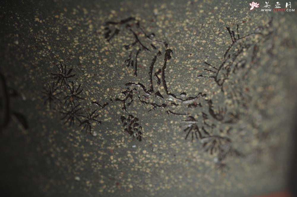 紫砂壶图片：美杯国庆特惠 精品好泥好工好刻雅致特厚实松鼠主人杯二式 - 美壶网