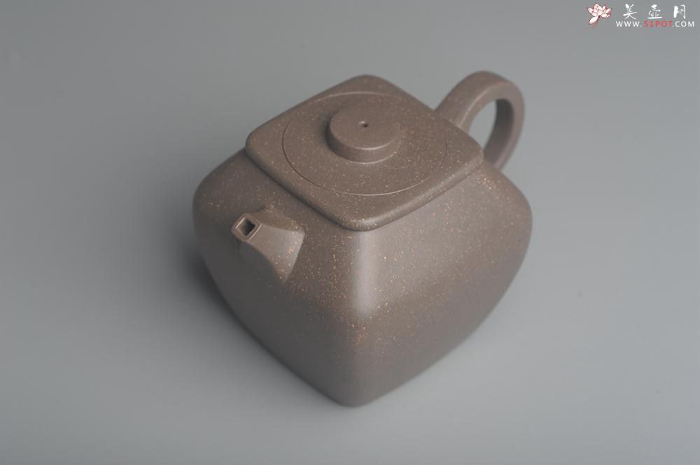 紫砂壶图片：美壶特惠 优质青灰段泥精致混方巨轮壶 茶人醉爱 - 美壶网