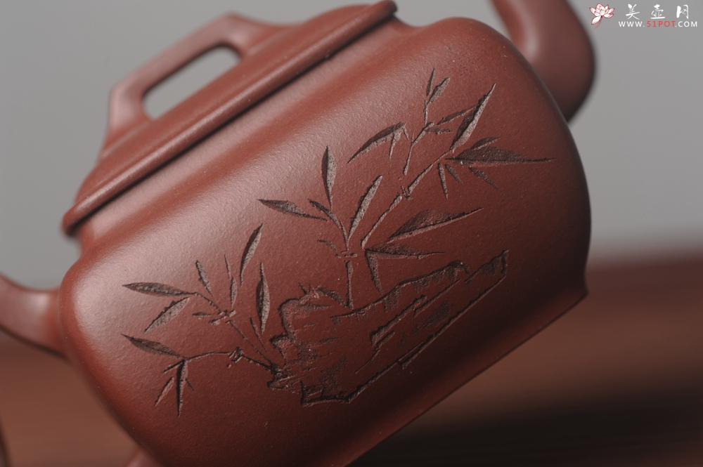 紫砂壶图片:美壶特惠 精品宝瑟四方方樽 陈俊儒精心装饰 - 美壶网