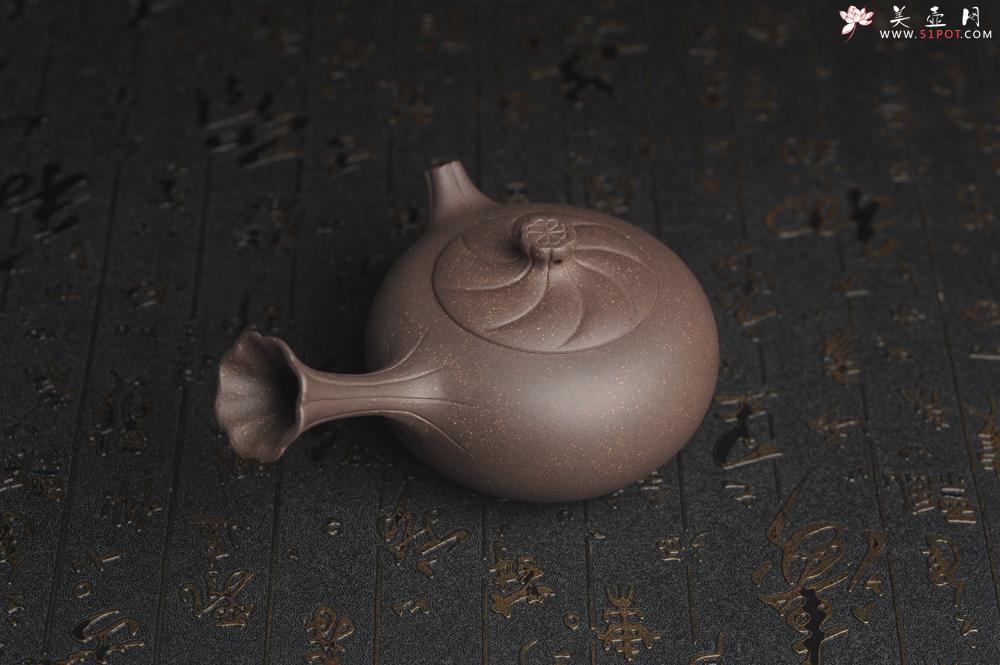 紫砂壶图片：美壶特惠 精致青灰段泥唐羽壶 造型别致 茶人醉爱 - 美壶网